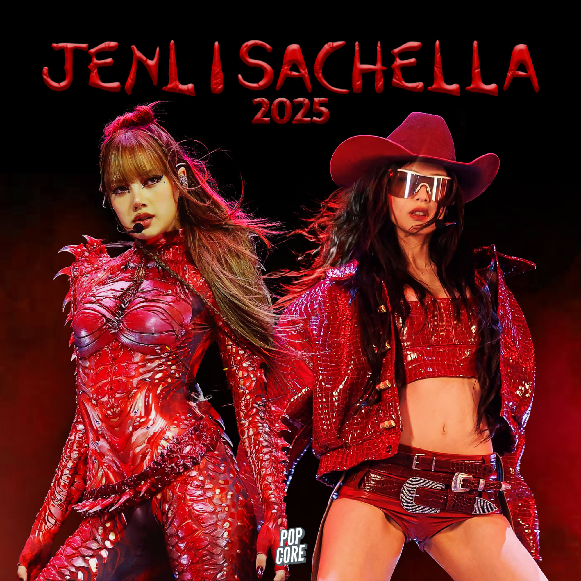 jennie lisa coachella 2025