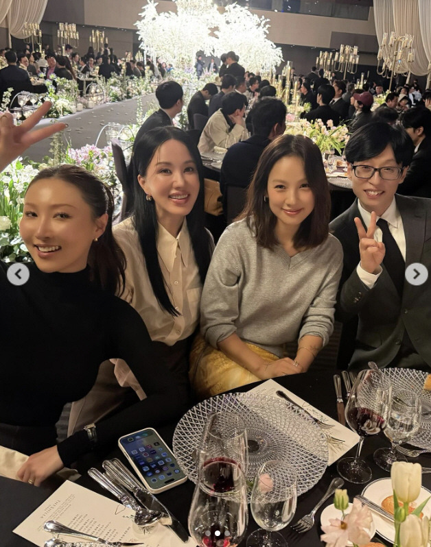 Refund Sisters Reunion Yoo Jae-suk and Lee Hyori Shine at Kim Jong-min's Wedding 1