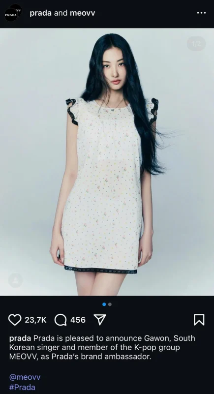 Has Prada Found Kim Soo Hyun’s Replacement MEOVV Gawon