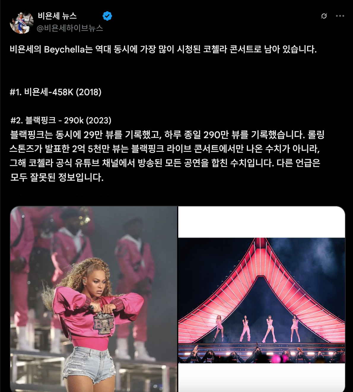 BLACKPINK Fans Stir Debate Over Beyoncé Viewership Claims 1