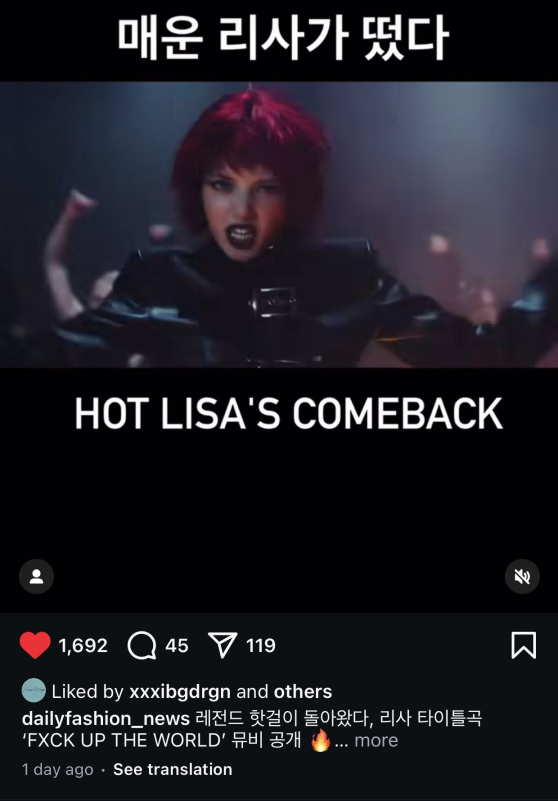 G-Dragon Shows Silent Support for Lisa’s Coachella Solo Stage 7