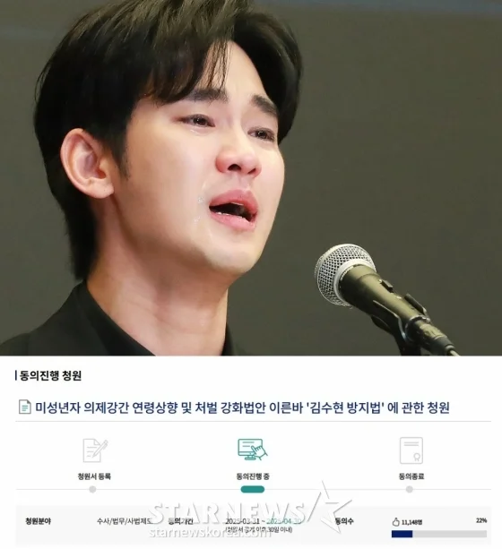 Kim Soo-hyun Prevention Law Petition Gains Momentum 1