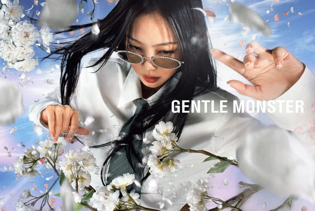 gentle monster karina jennie campaignJennie-sunglasses-flowers-gentlemonster.
