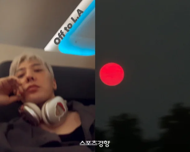 G-Dragon political color Instagram responseAirplane-Headphones-RedSun-Person.