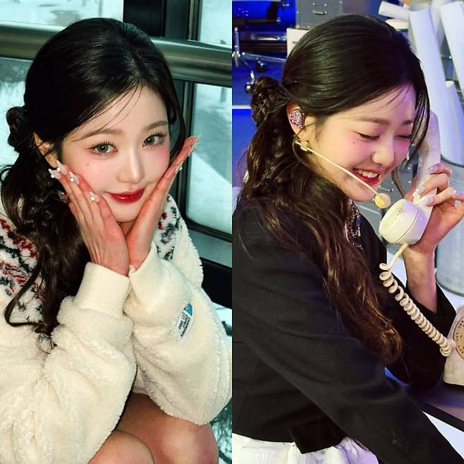Jang Wonyoung campus fashion