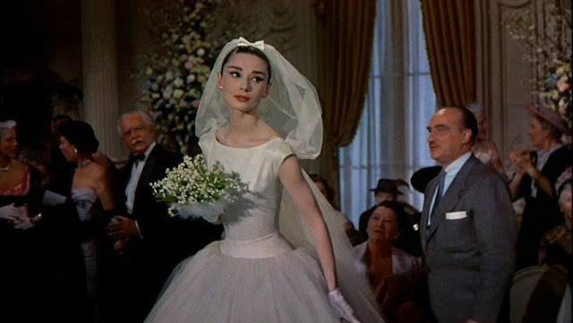 most beautiful movie bridesAudreyHepburn-WeddingDress-LilyOfTheValley-FormalAttire.