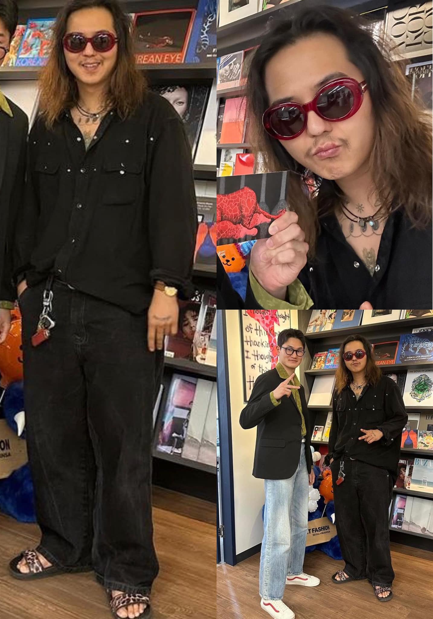 winner mino military service controversysunglasses-bookshelf-necklace-sandals.