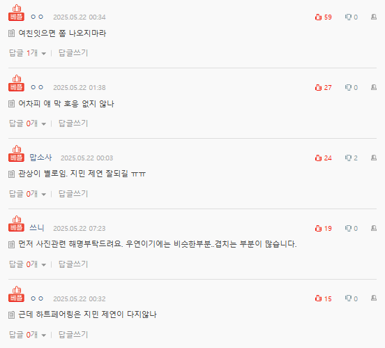 heart pairing lee sang-yoon dating rumorsscreenshot-comments-Korean-socialmedia.