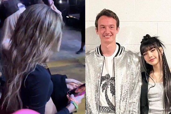 blackpink lisa frédéric arnault datingwoman-crowd-man-Lisa.