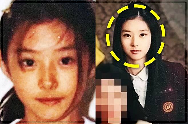 lee joo-bin girl group traineecomparison-portrait-young-schooluniform.
