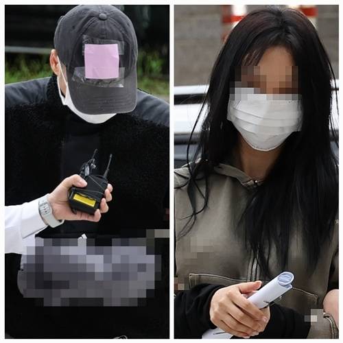 son heung-min blackmail casetwo-people-masks-hat-paper.