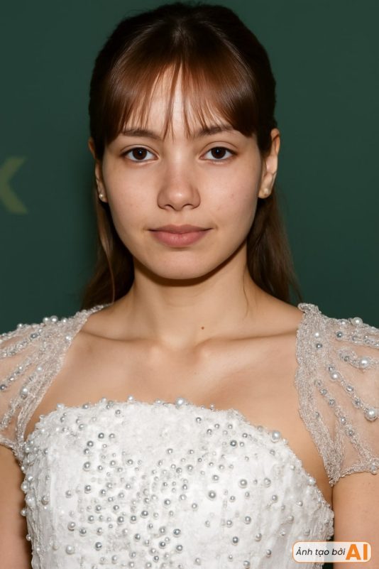 blackpink no makeupwoman-bangs-pearls-dress.