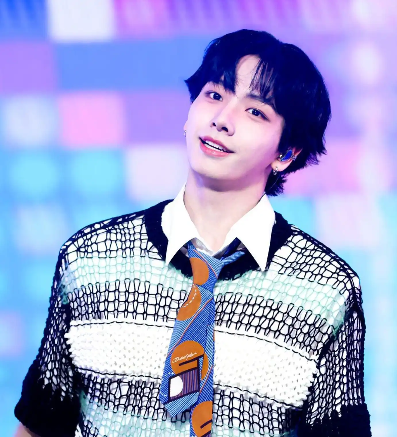 idols criticized for being too seriousMale-Kpop-Tie-Smiling.