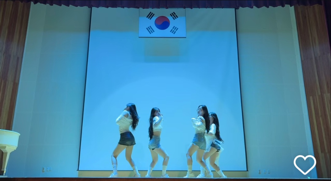 school festival performance controversydance-KoreaFlag-stage-women.