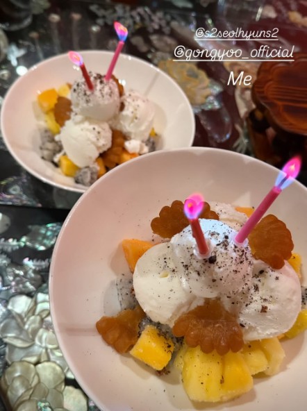 song hye-kyo gong yoo seolhyun ice creamdessert-icecream-fruit-candles.