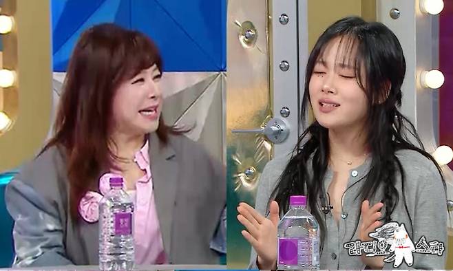bibi radio star appearancetwo-women-studio-talk-waterbottles.