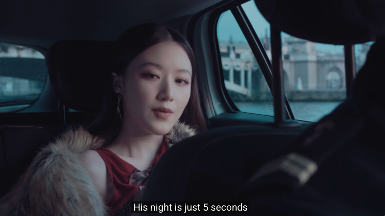 Shuhua Girlfriend MV I-dle comebackwoman-car-night-city.