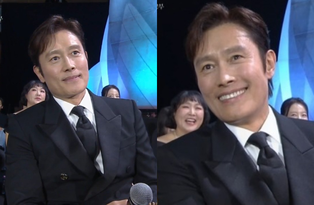 Baeksang 2025 childhood photosLee-Byung-hun-Actor-Smiling-Event.
