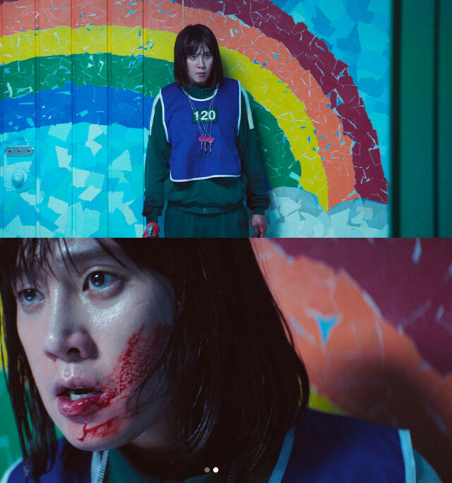 Park Sung-hoon Squid Game 3 Transgender RoleSquidGame-Player-Blood-Rainbow.