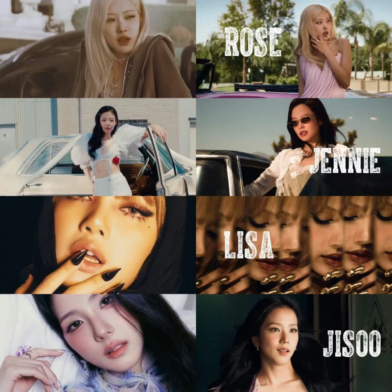 blackpink deadline trailerBlackpink-car-makeup-portraits.