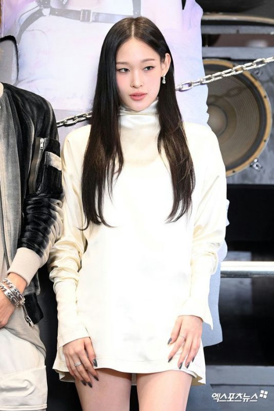 allday project annie chairwoman clipwoman-white-dress-longhair.