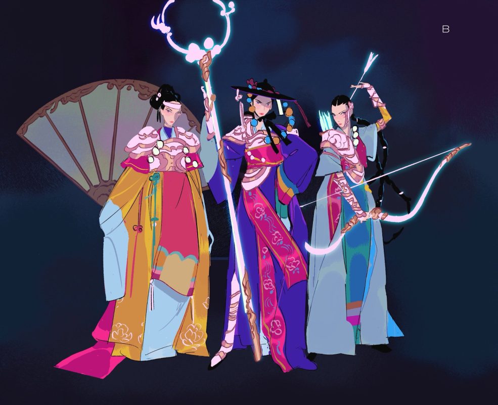 K-Pop Demon Hunters Concept Art