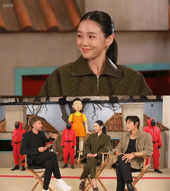 Park Gyu-young The One Show interviewSquidGame-Actors-Interview-Doll.