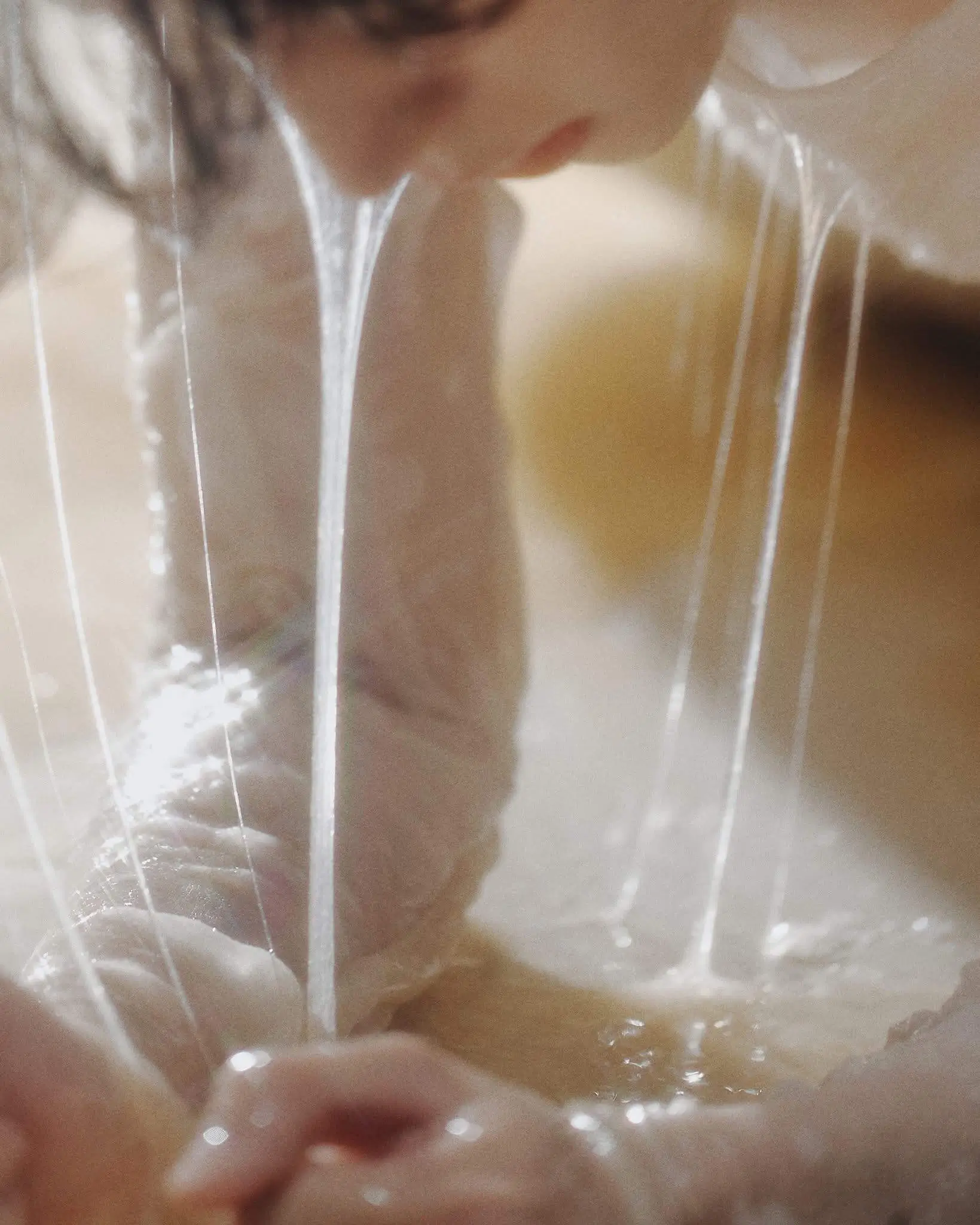cravity slimy concept teaserhoney-dripping-skin-sweet-close-up.