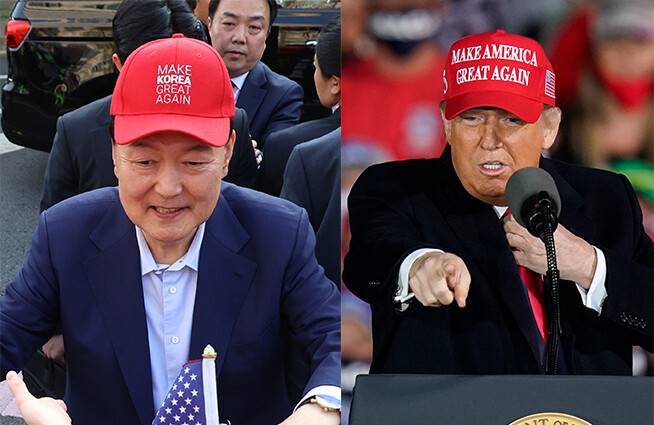 Yoon Seok-yeol donal-trump