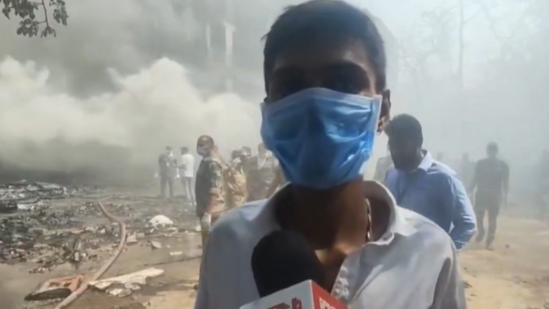 air india crash gujarat eyewitnessFire-Mask-Reporter-Smoke.