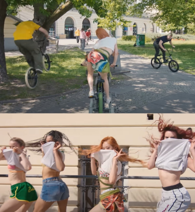 kiss of life choreography controversycollage-BMX-bikers-dancing.