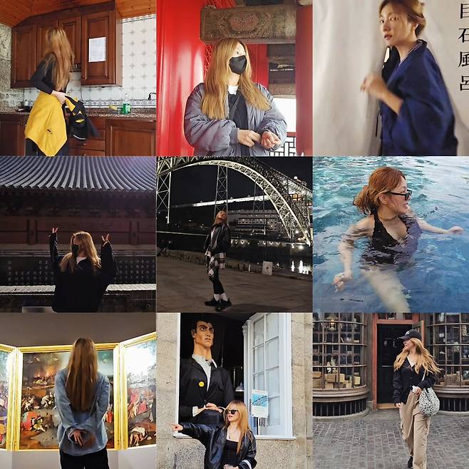 Lee Chae-young hiatuscollage-travel-woman-mask.