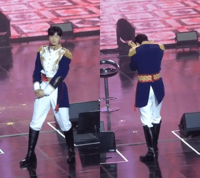 Cha Eunwoo Soda Pop challengeman' 'military' 'boots' 'stage.