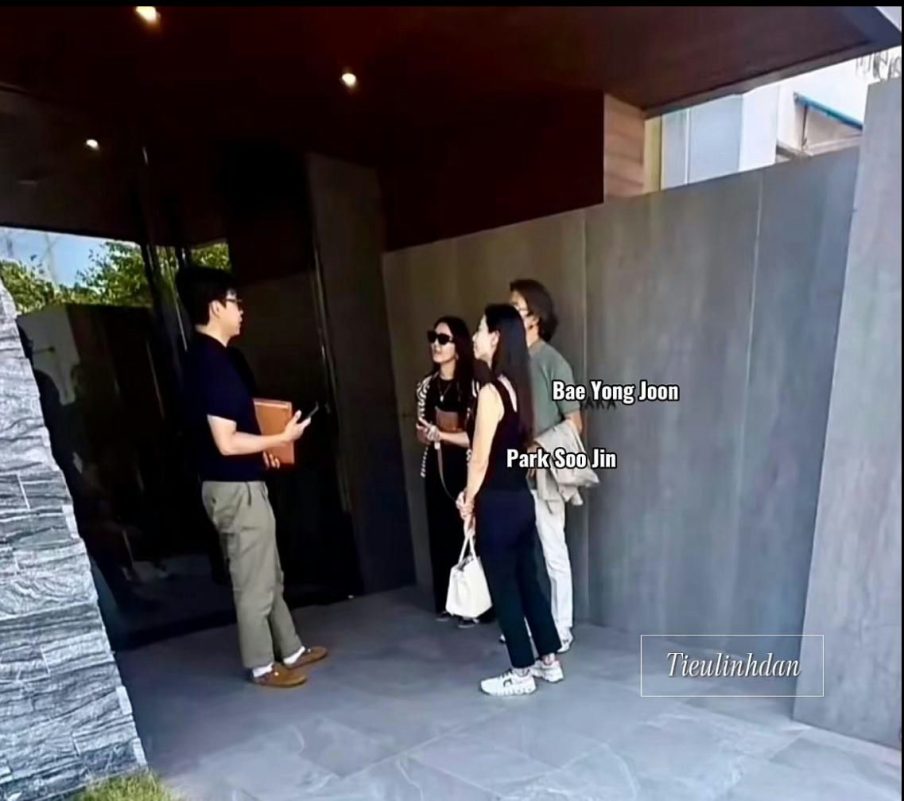 Bae Yong-joon 2025 appearancepeople-exterior-modern-building.