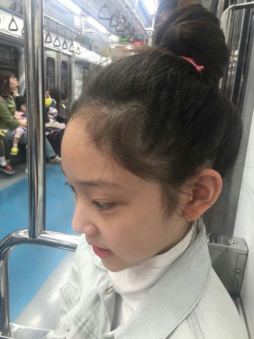 Youngseo pre-debut visualsgirl-train-hair-bun-profile.