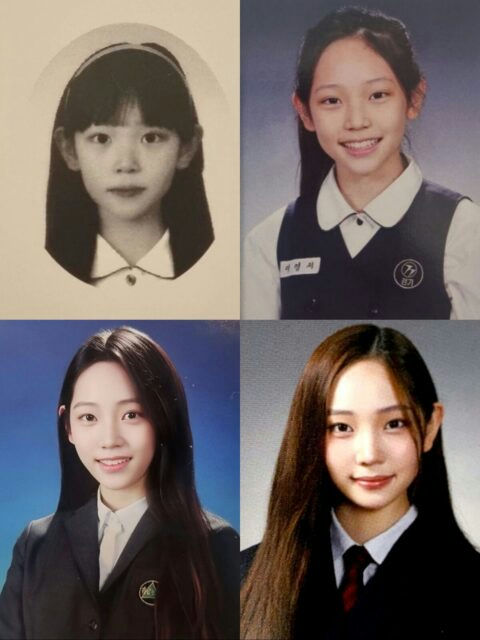 Youngseo pre-debut visualscollage-graduation-school-progression.